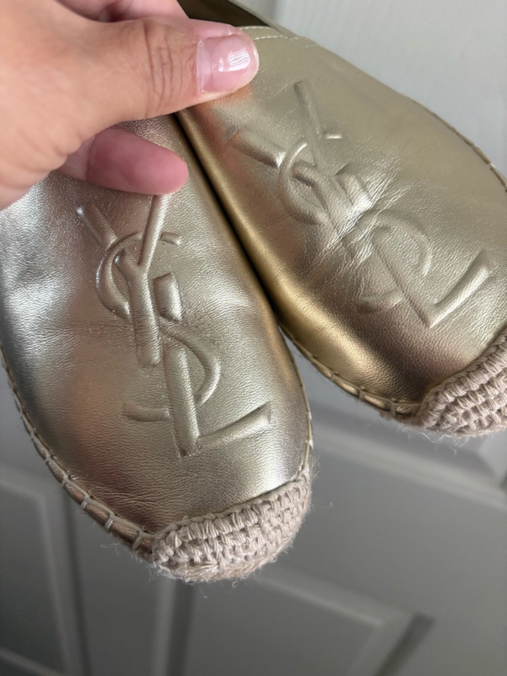 YSL Gold Espadrilles size 6 - Picture 6 of 6